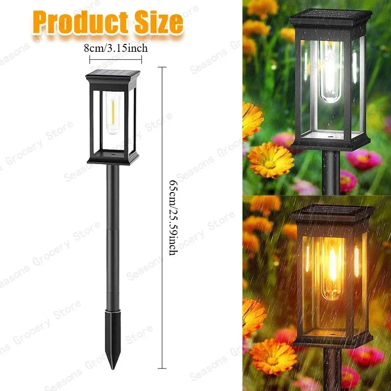 Waterproof LED Solar Lights – Automatic Dusk‑to‑Dawn Outdoor Lighting