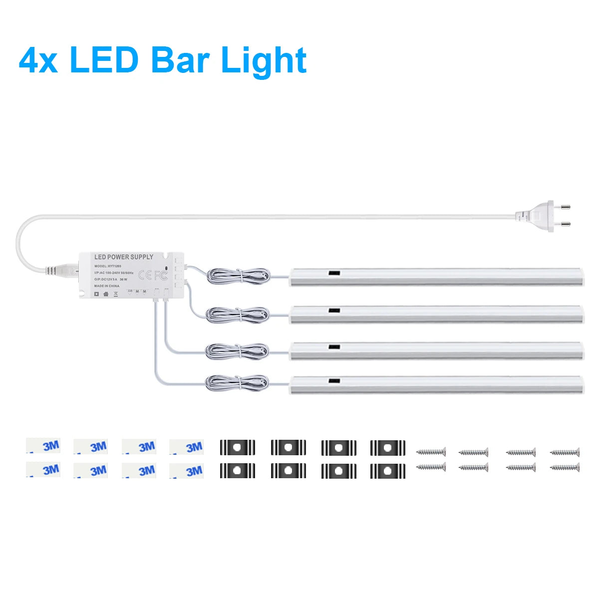 LED Under Cabinet Motion Sensor Aluminum Bar Light