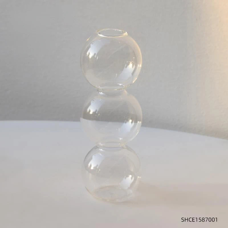 Nordic Glass Terrarium Vase for Plant & Flower Decor