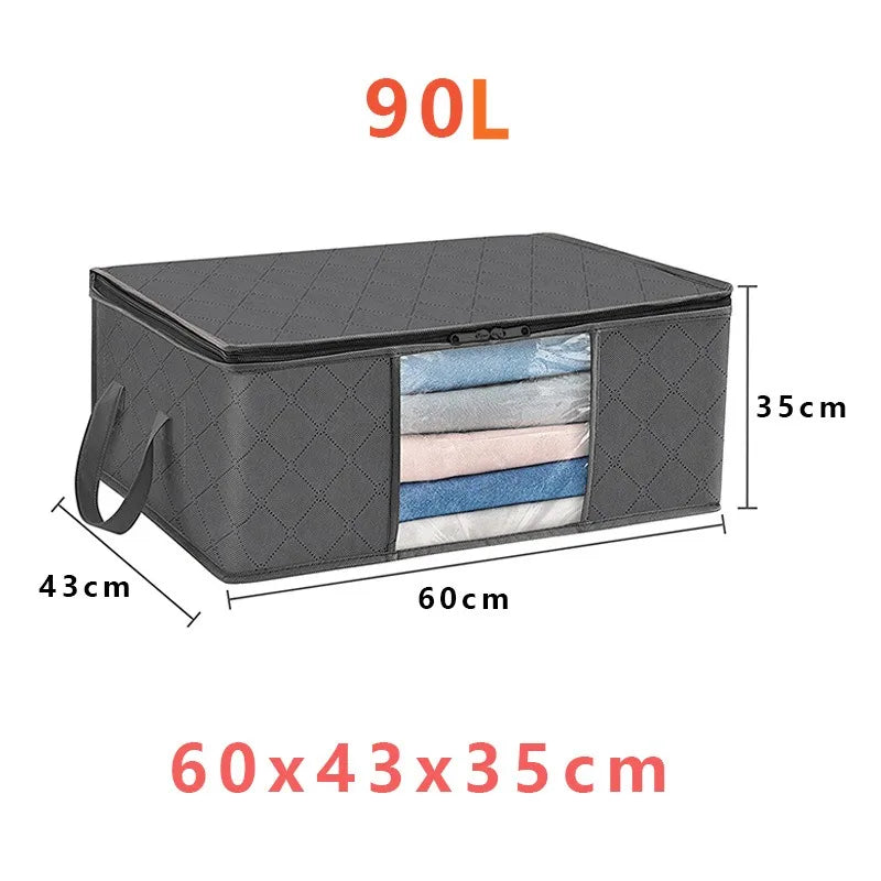 Foldable Storage Bag Large Capacity, Clothes, Blankets