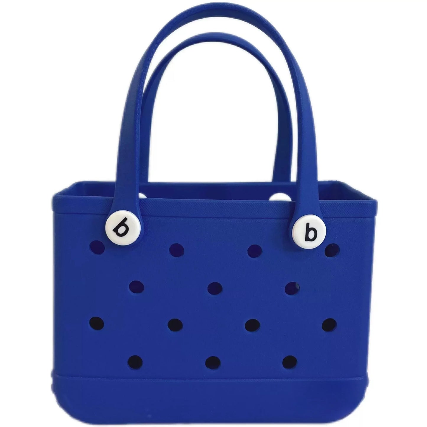 Waterproof  Rubber Mini Beach Bag - Summer Pool Storage Basket