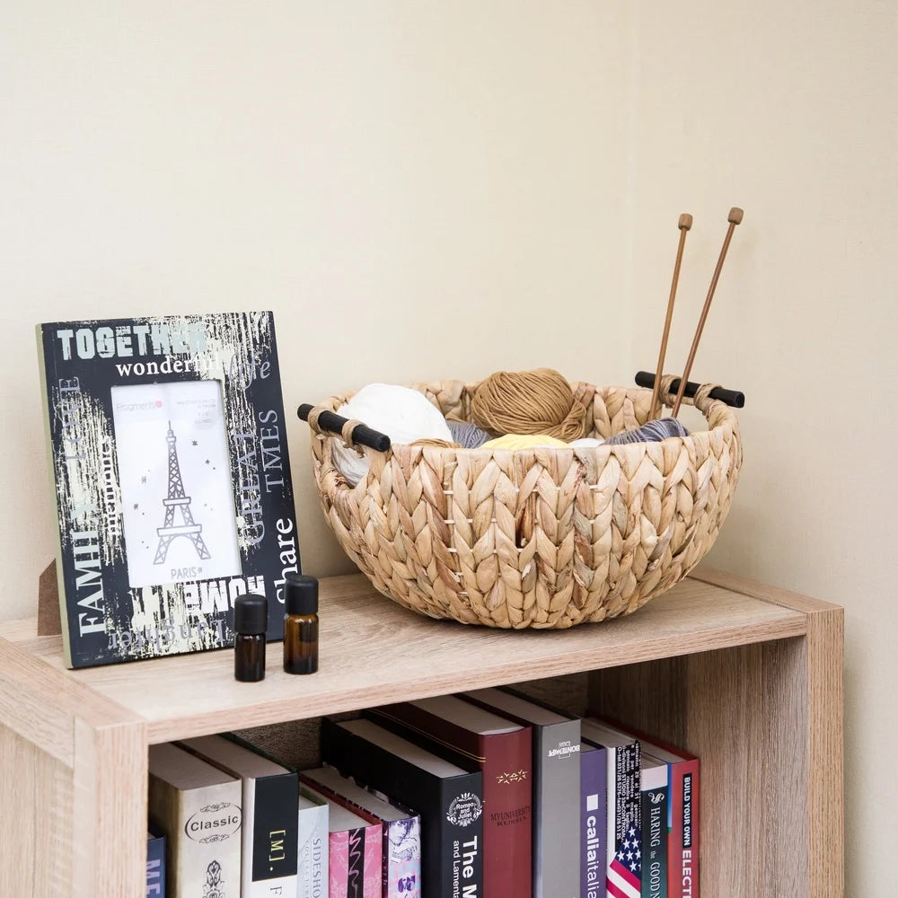 Artisanal Braided Harvest Basin | Coastal Nordic Shallow Basket