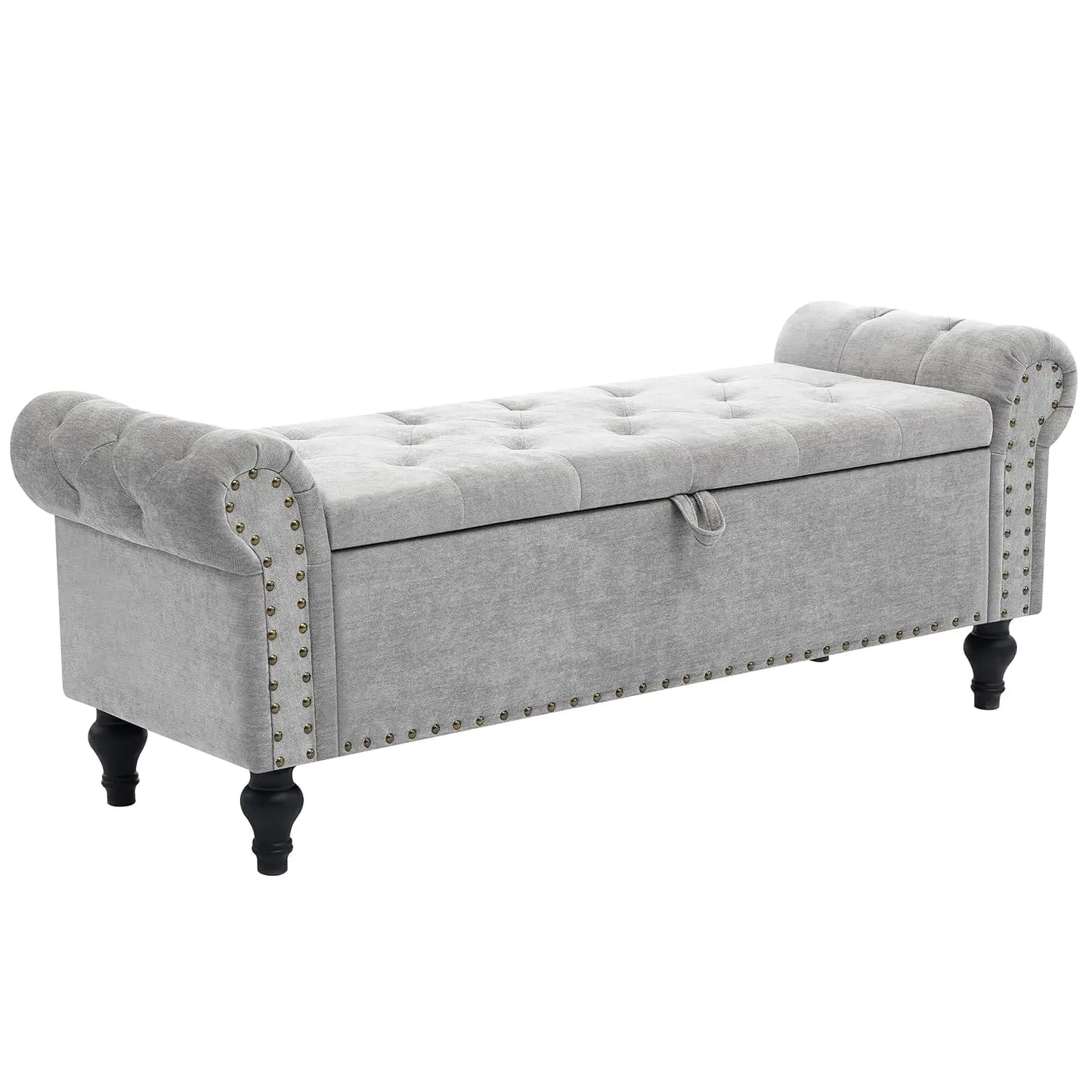 51" Storage Ottoman Bench