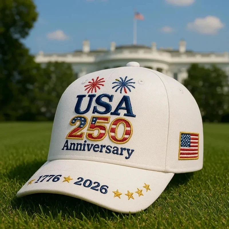 2025 New US 250th Anniversary Baseball Cap Outdoor Hat for Men Women