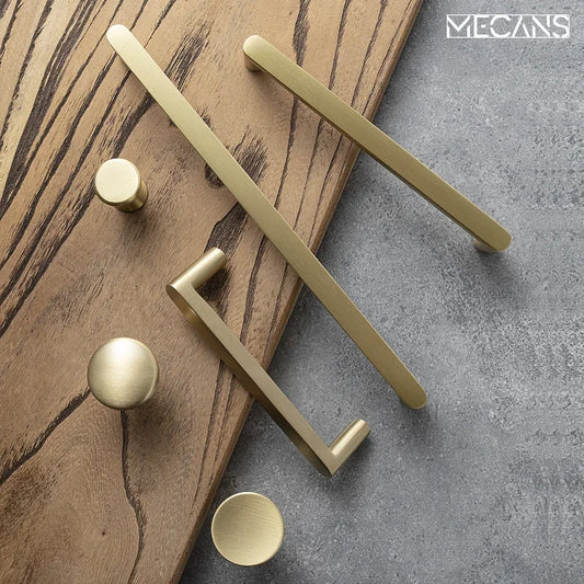 Solid Brass Cabinet Handle Drawer Pulls