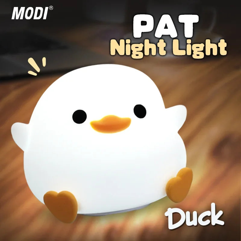 Rechargeable Animal Night Light, LED Touch Sensor with Timer USB