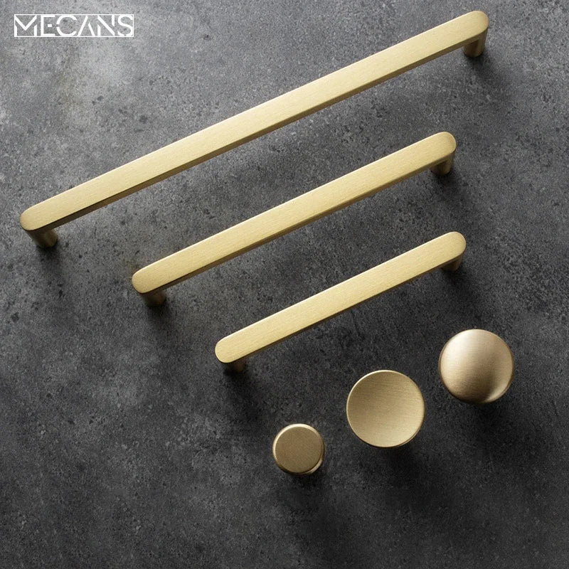 Solid Brass Cabinet Handle Drawer Pulls