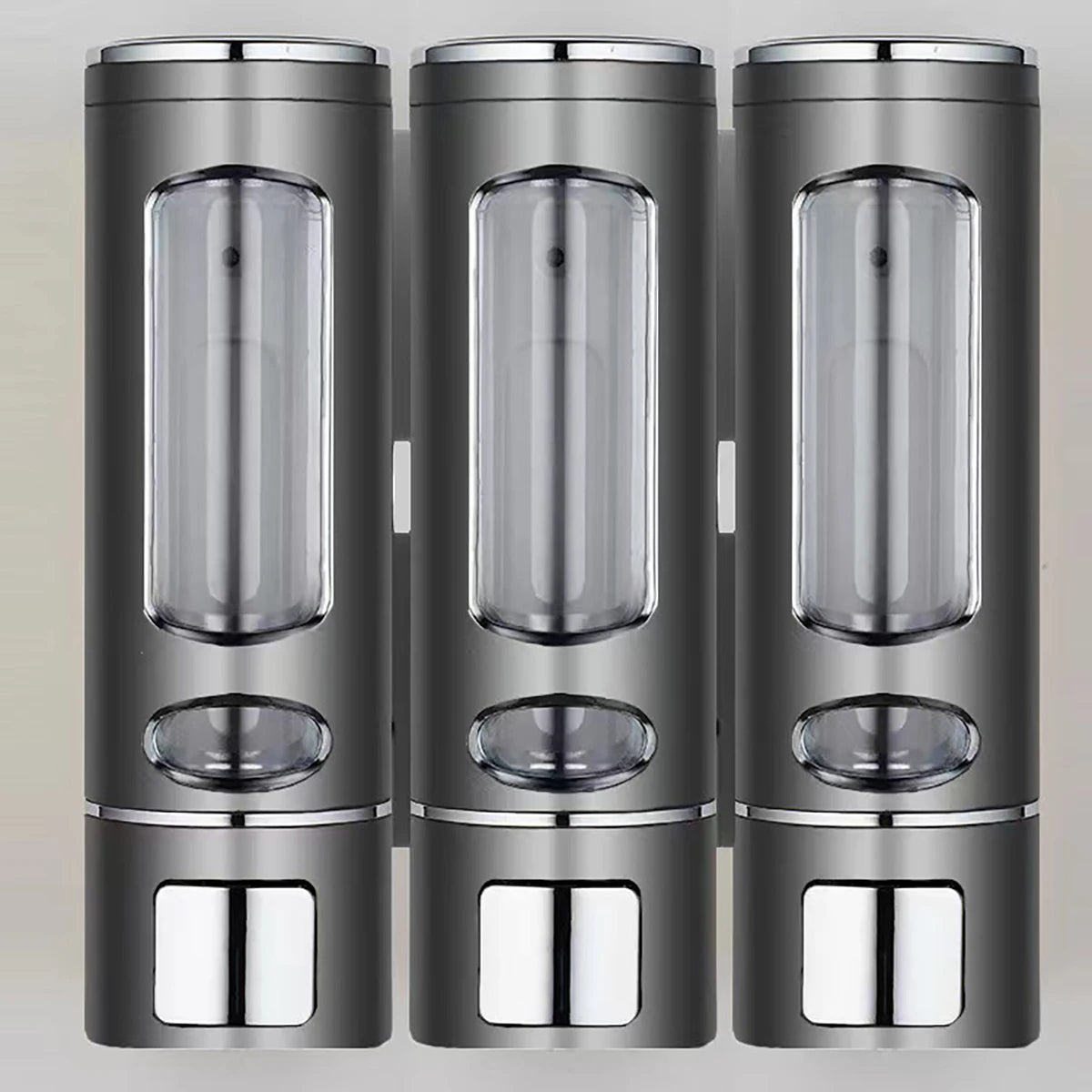 3-Shower dispenser, shampoo, conditioner and body wash container, waterproof