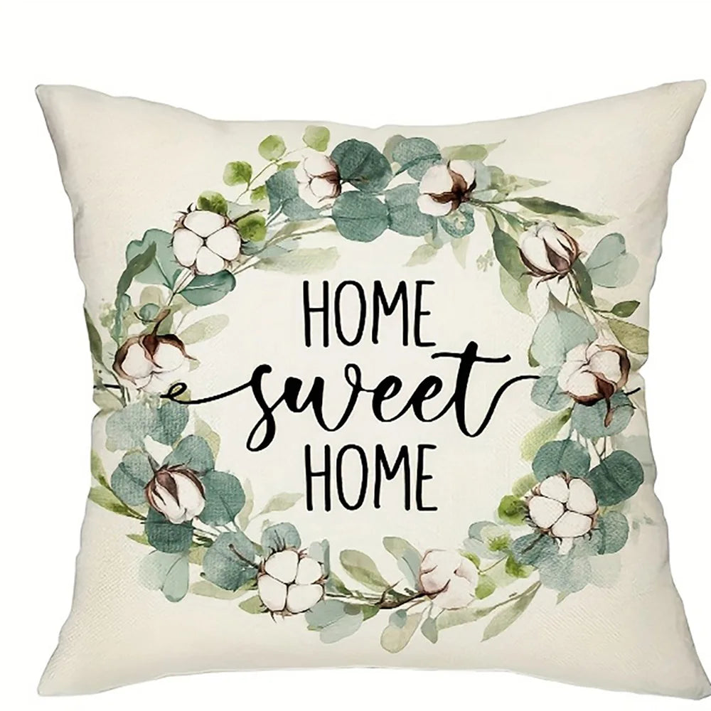 Floral Pillow Case Covers – Decorative Cushion Covers for Sofa & Bedroom