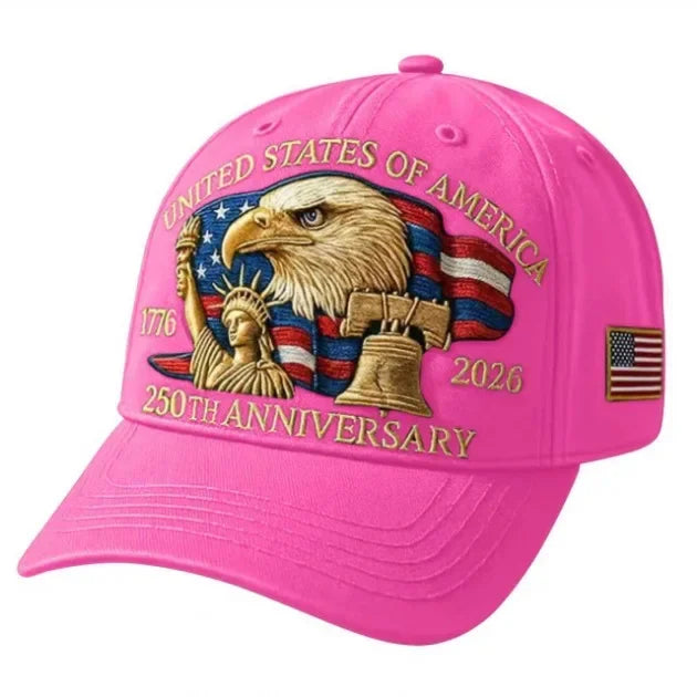 2025 New US 250th Anniversary Baseball Cap Outdoor Hat for Men Women