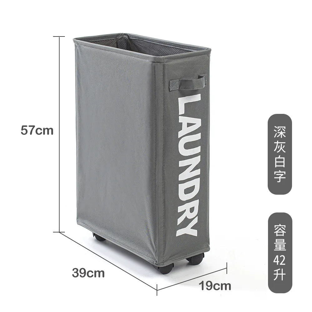 Laundry Basket with Wheels Large Capacity, Multifunctional Foldable Waterproof Storage Bag