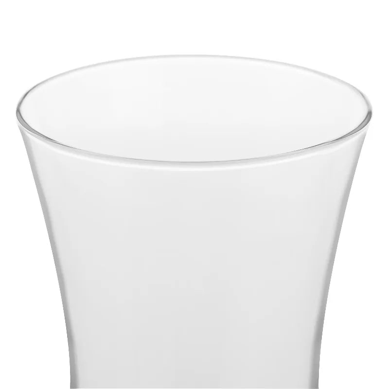 (2 pack) Clear Glass 8" Vases