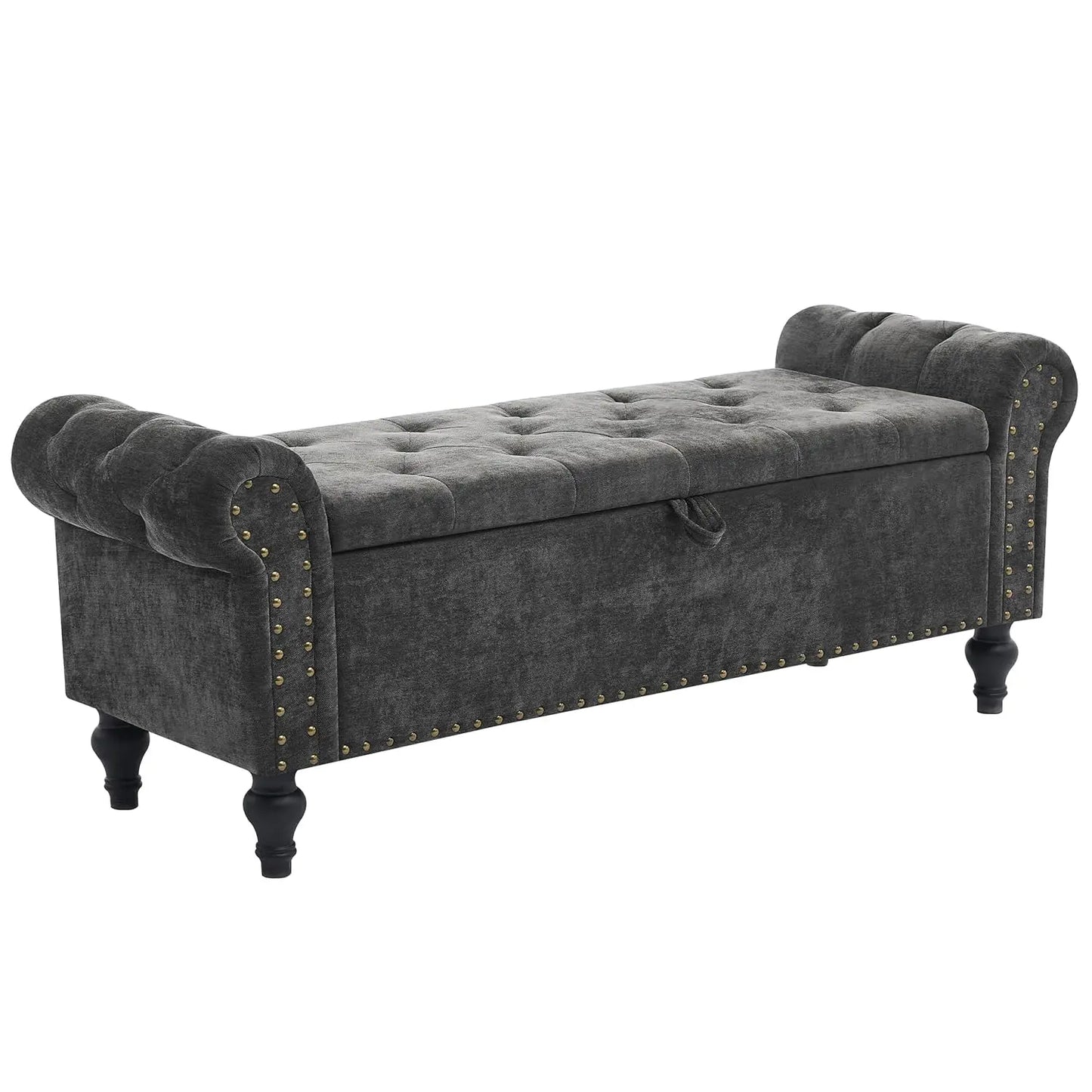 51" Storage Ottoman Bench