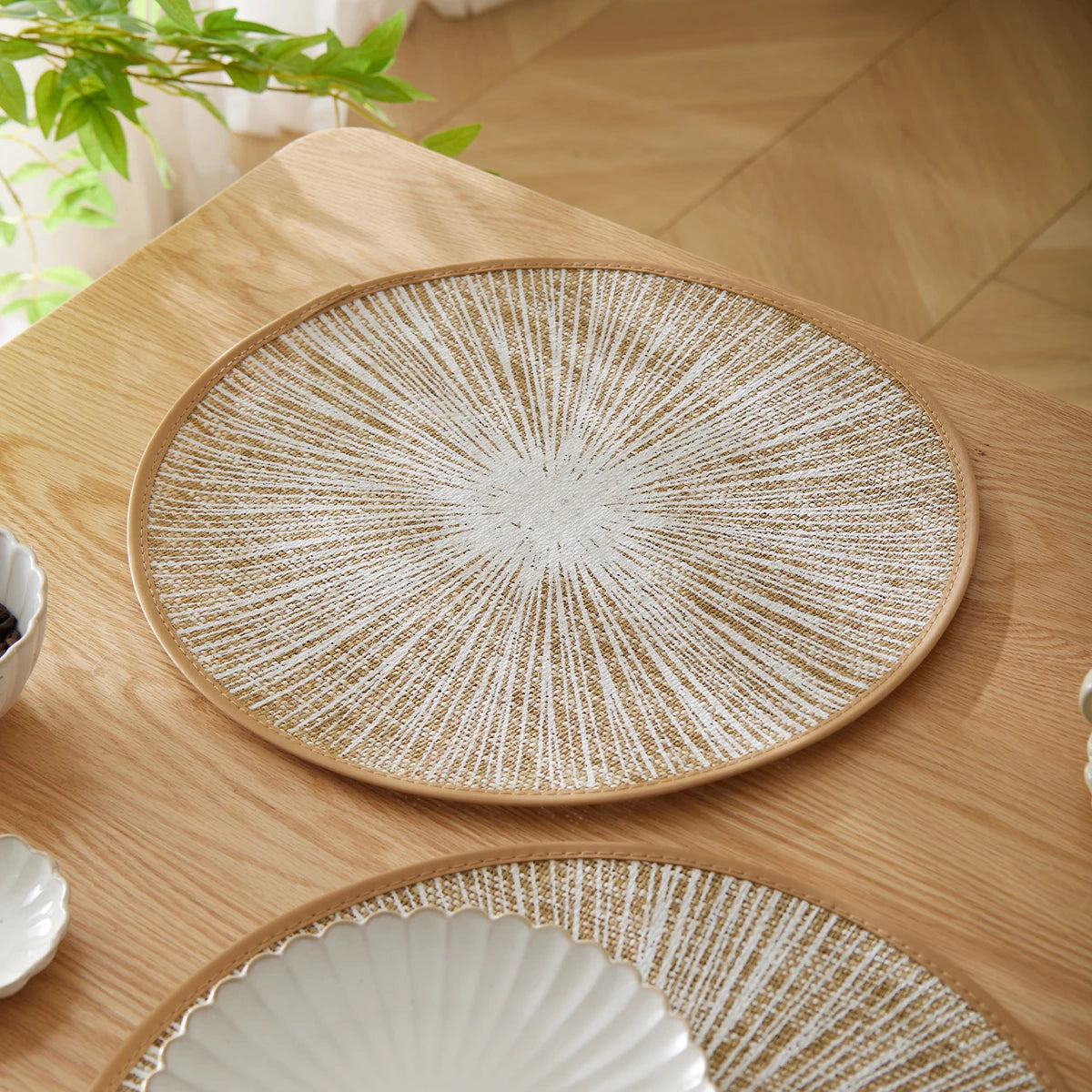 Round Macrame Placemats - 15 Inches