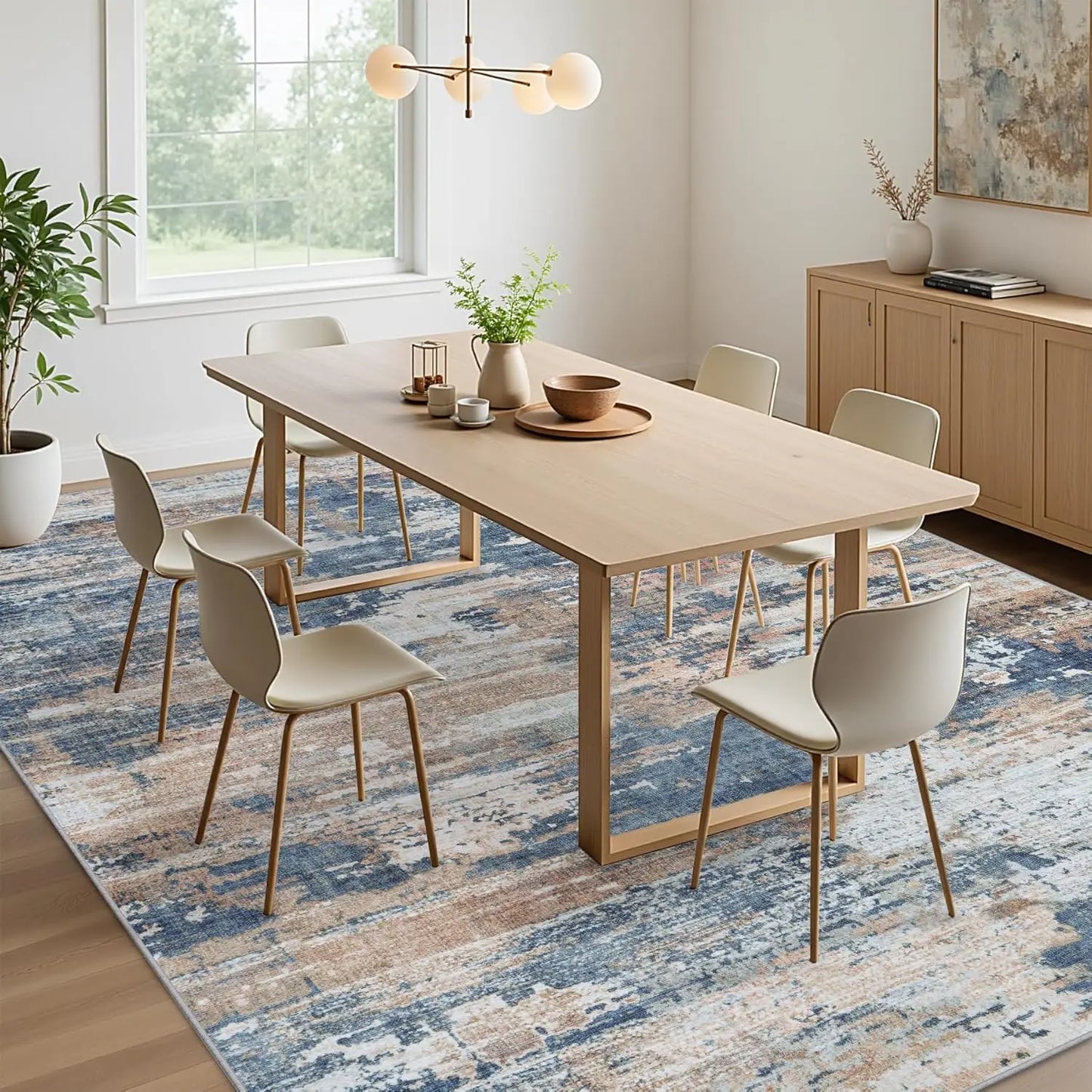 9x12 Area Rug – Machine Washable, non‑Slip & Stain Resistant
