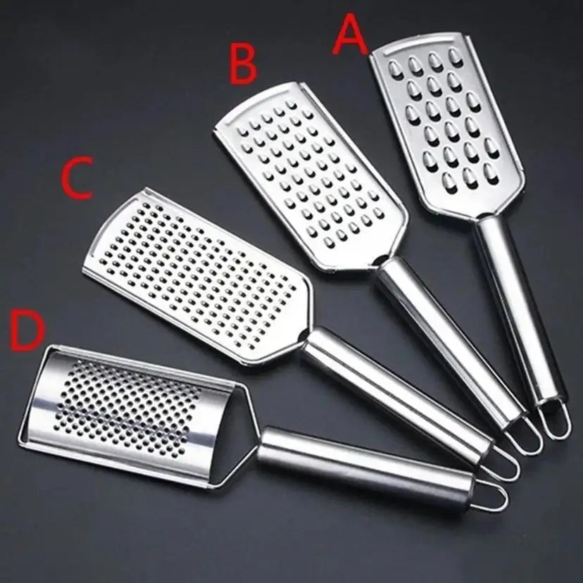 Handheld Stainless Steel Cheese Grater | Multi-Use Shredder for Chocolate, Butter, Fruit & Vegetable