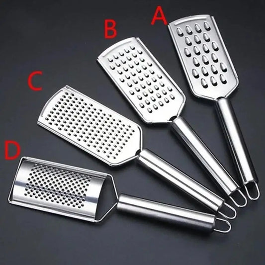 Handheld Stainless Steel Cheese Grater | Multi-Use Shredder for Chocolate, Butter, Fruit & Vegetable