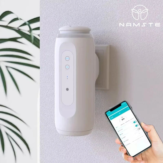 Wall Plug Aroma Diffuser Smart Fragrance Diffuser for Home Essential Oil Air Freshener Automatic Spray Diffuser
