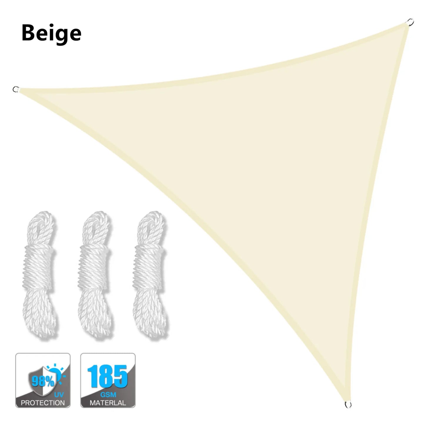Triangle Sun Shade Sail – Waterproof UV‑Protection Canopy for Patio, Garden, Pool & Backyard