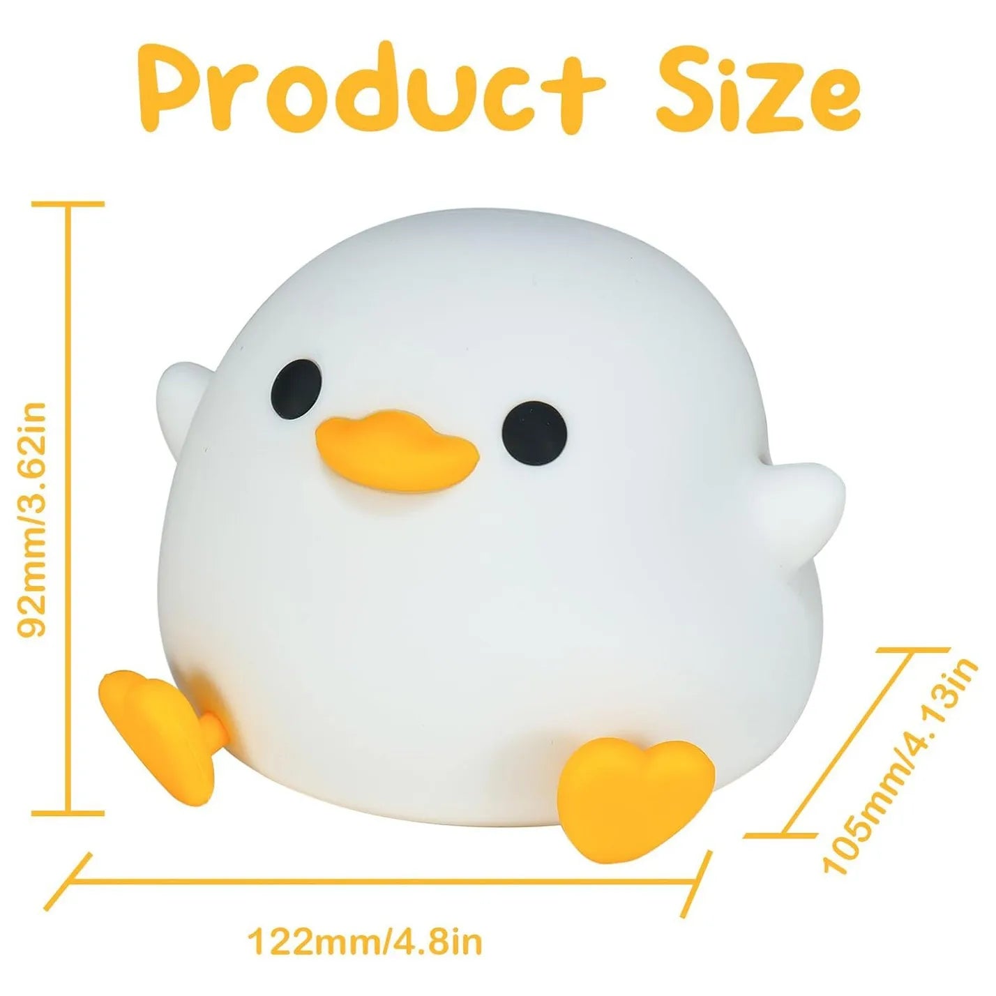 Rechargeable Animal Night Light, LED Touch Sensor with Timer USB