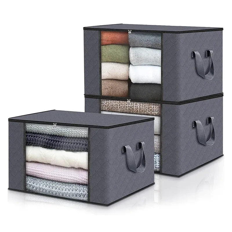 Storage Bag Foldable Large Capacity for Clothes, Blanket