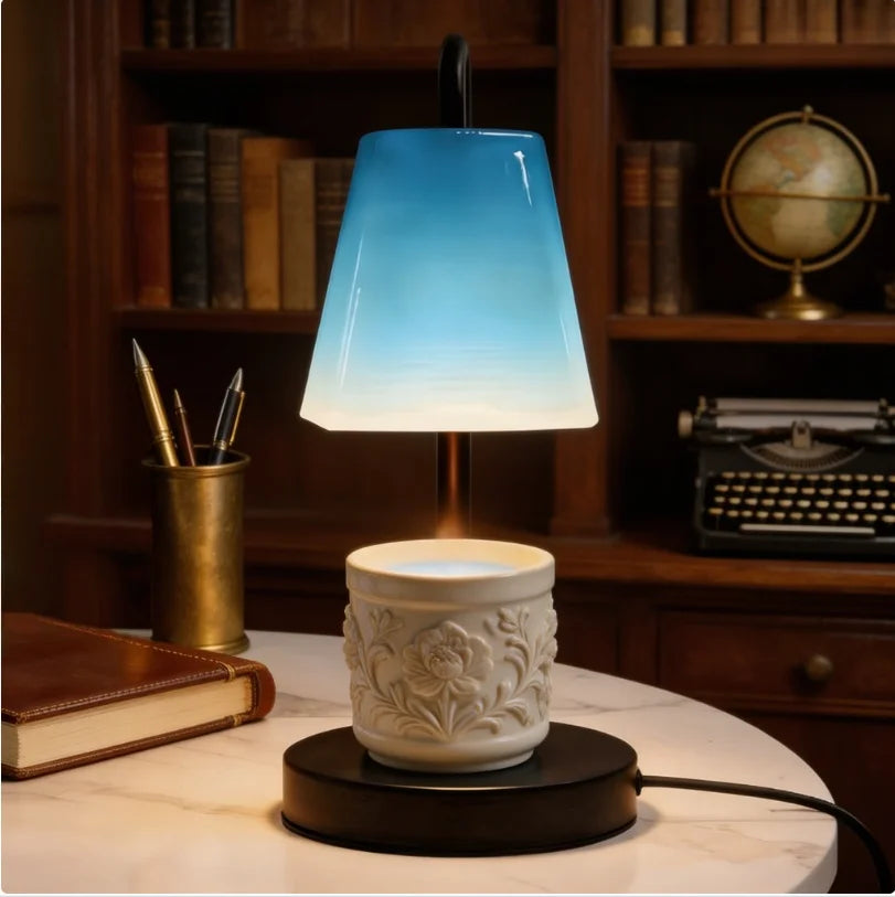 Dimmable Candle Warmer Lamp with Timer – Height‑Adjustable, Clean & Flame‑Free Fragrance