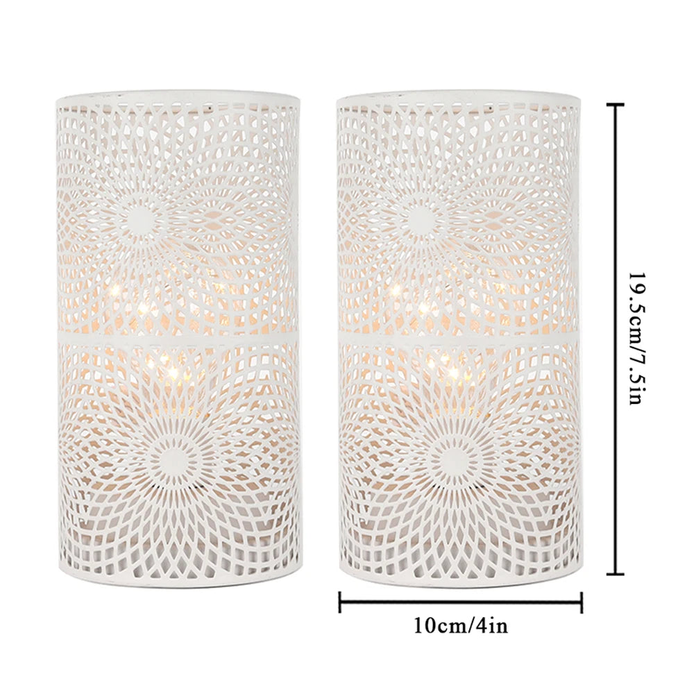 Nordic‑Style Cylinder Candle Holders – Modern Metal Accents for Cozy Home Decor (Set of 2)