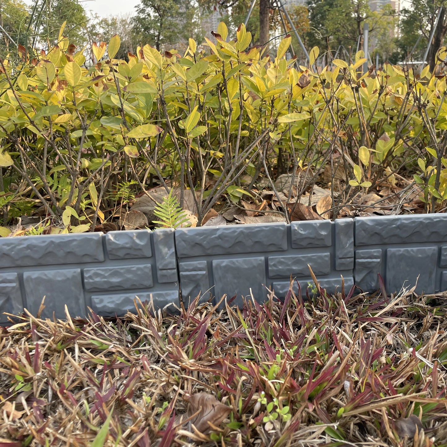 10pcs/set Garden Landscape Edging - Interlocking Lawn Edging for Landscaping