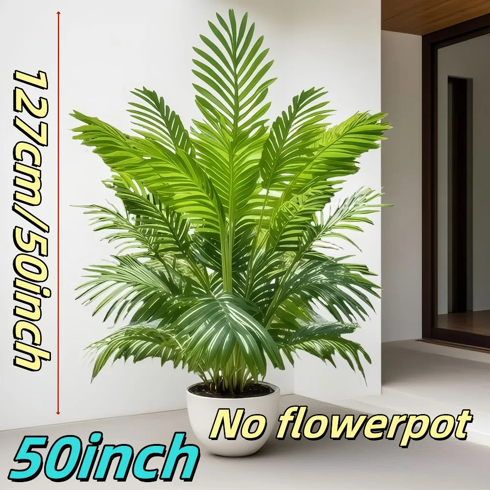 50‑Inch Artificial Palm Tree – Realistic All‑Season Faux Tropical Décor