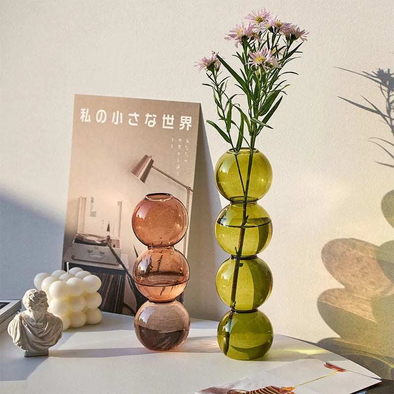 Nordic Glass Terrarium Vase for Plant & Flower Decor