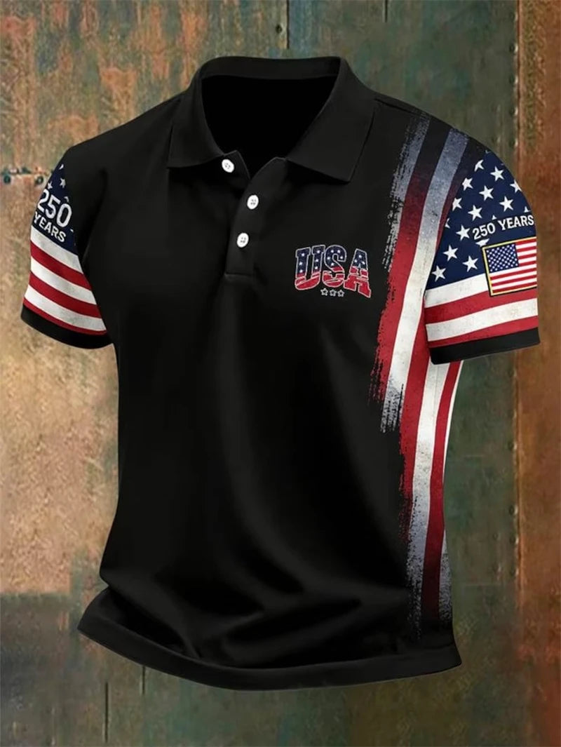 America 250th Anniversary Polo Shirt