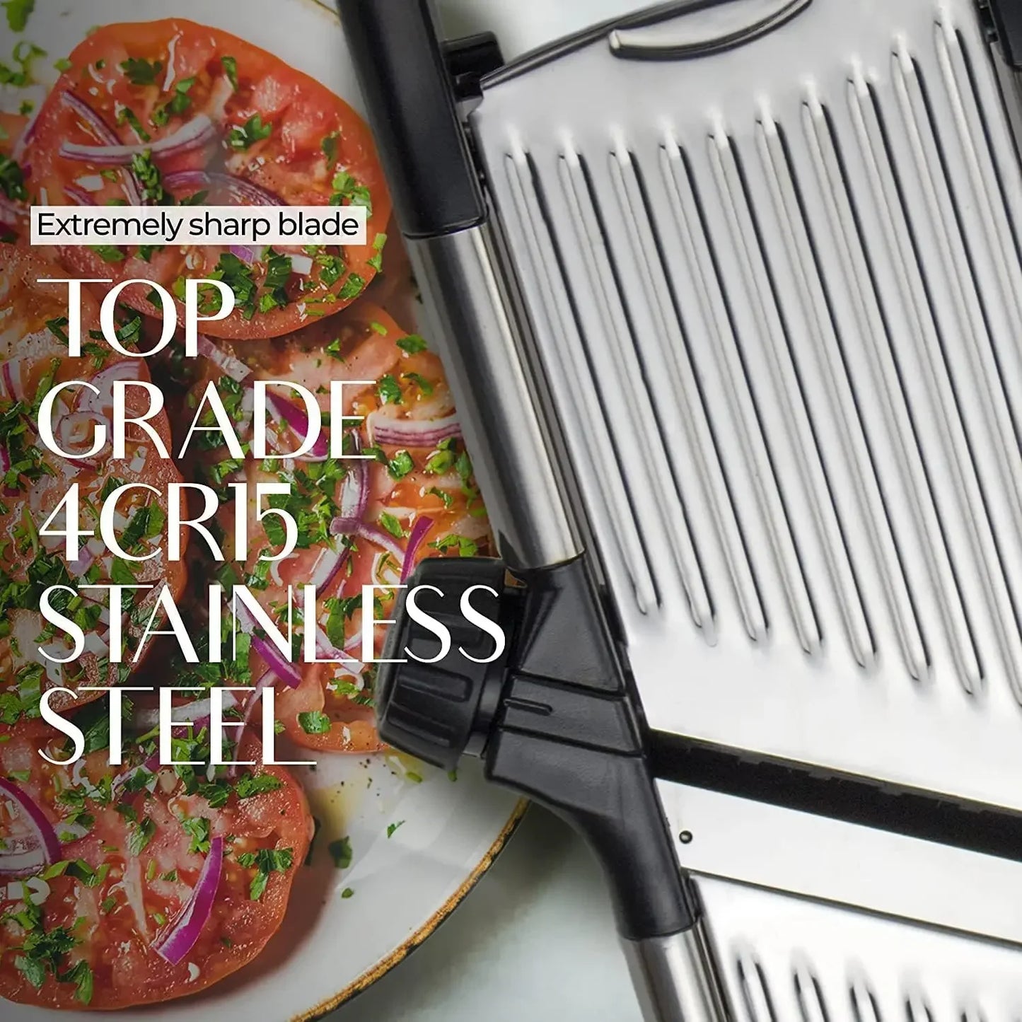 Adjustable Mandoline Food Slicer – Multi‑Blade Vegetable Cutter for Fast Kitchen Prep
