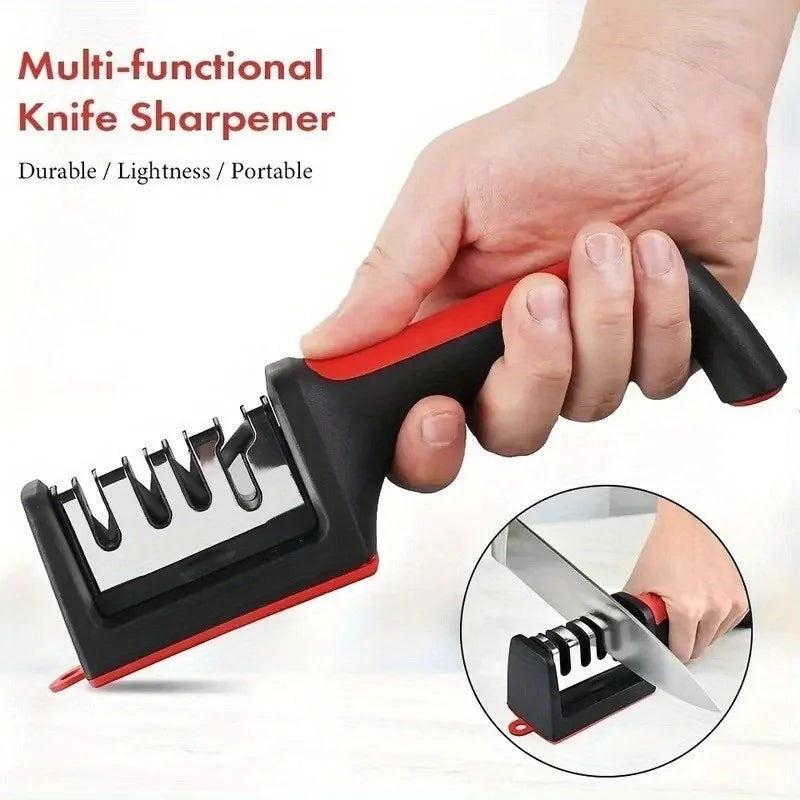 1‑Pack Manual Knife Sharpener – Compact, Easy‑Use Tool for Restoring Sharp Blades