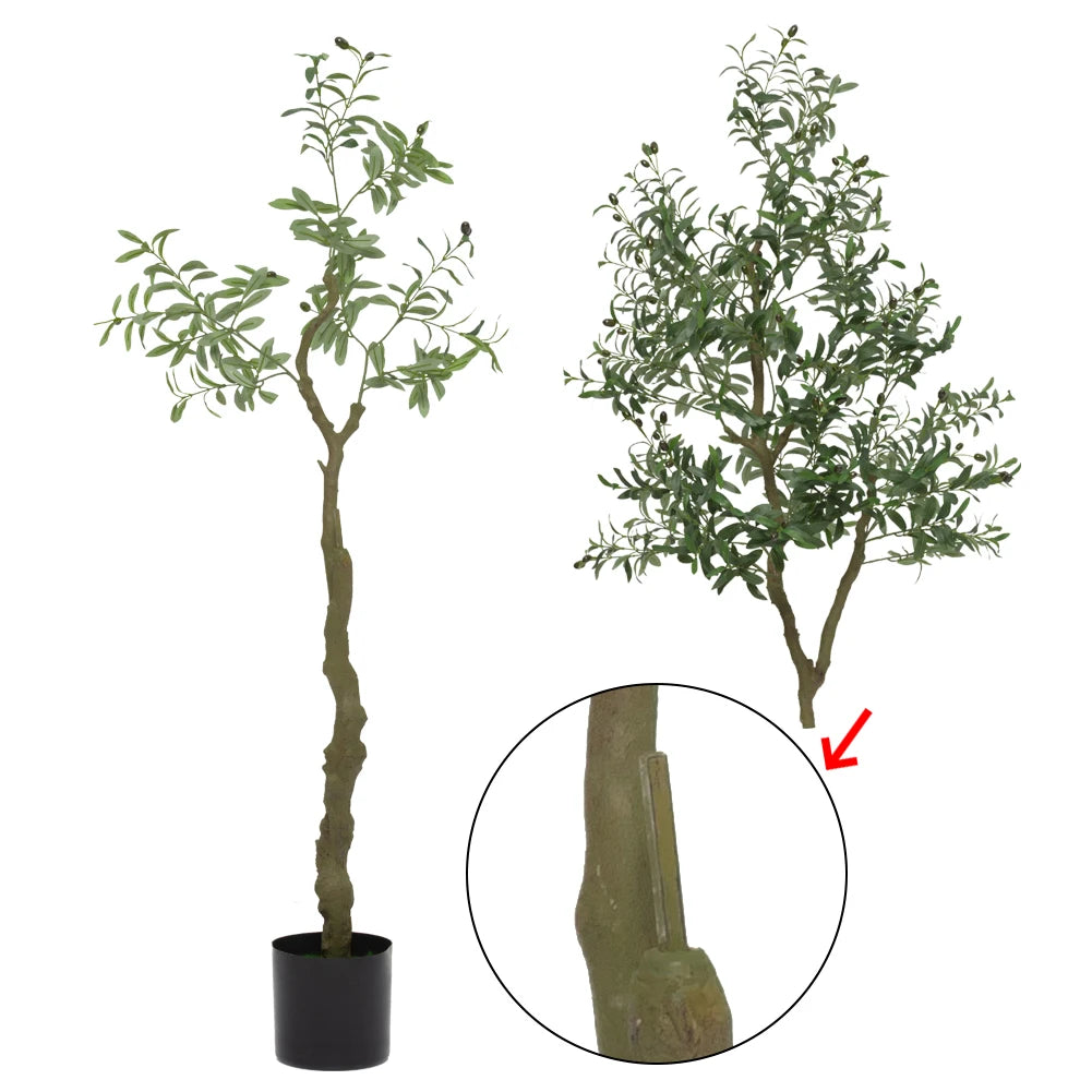 Realistic Artificial Olive Tree – UV‑Resistant Faux Plant for Home & Office Décor