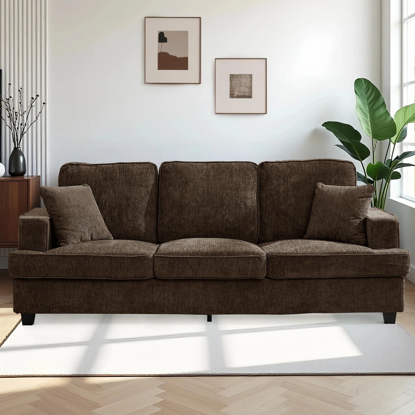 89 inch Couch Sofa, 3 Seater