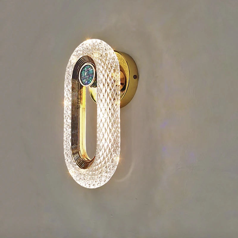 LED Nordic Luxury Decor Wall Sconce, Acrylic Lampshade
