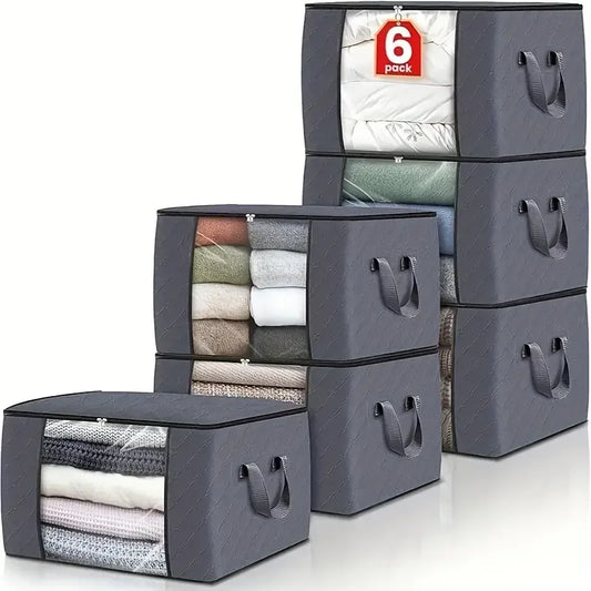 Foldable Closet Organization Bins (Set of 1 or 3)