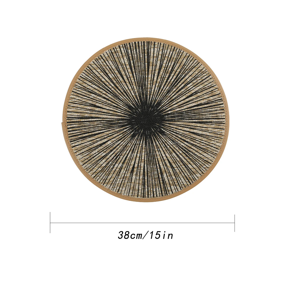 Round Macrame Placemats - 15 Inches