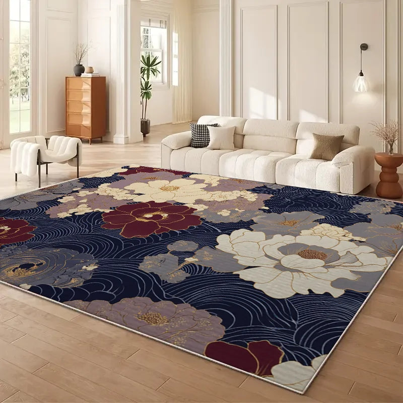 Area Rug – Non‑Slip, Washable Design Available in Multiple Designs & Sizes