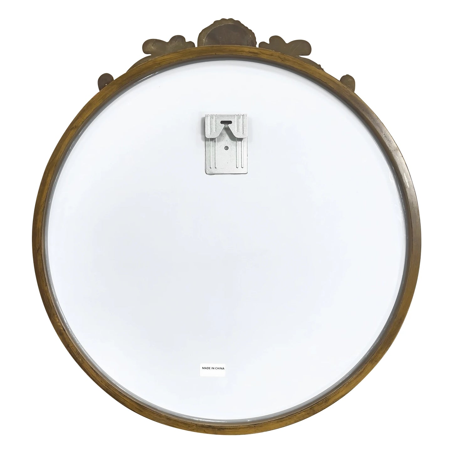 Vintage Baroque Arched Wall Mirror – Antique Gold Accent