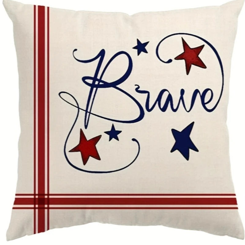 Independence Day American Flag Pillow Covers – Festive Patriotic Home Décor