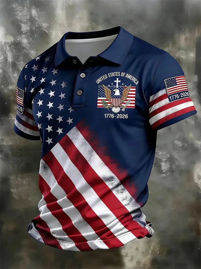 America 250th Anniversary Polo Shirt