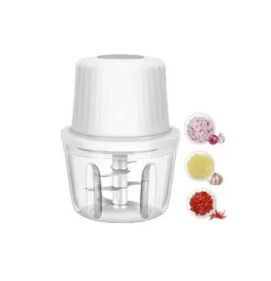 Electric Food Chopper – 6‑Blade Mini Garlic Grinder & USB‑Powered Vegetable Chopper