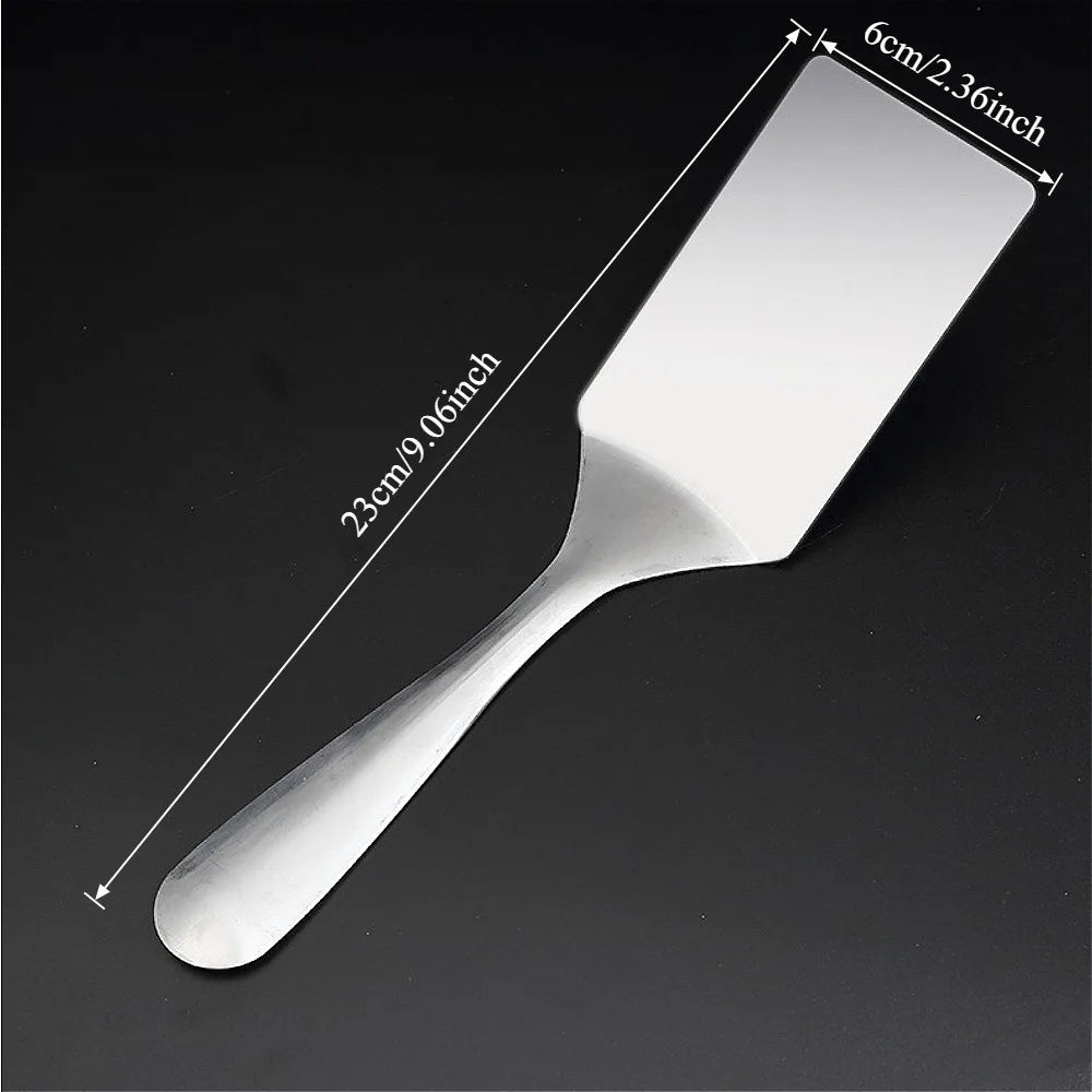 Stainless Steel Mini Spatula – Durable Metal Kitchen Tool (1 or 10 Pack)