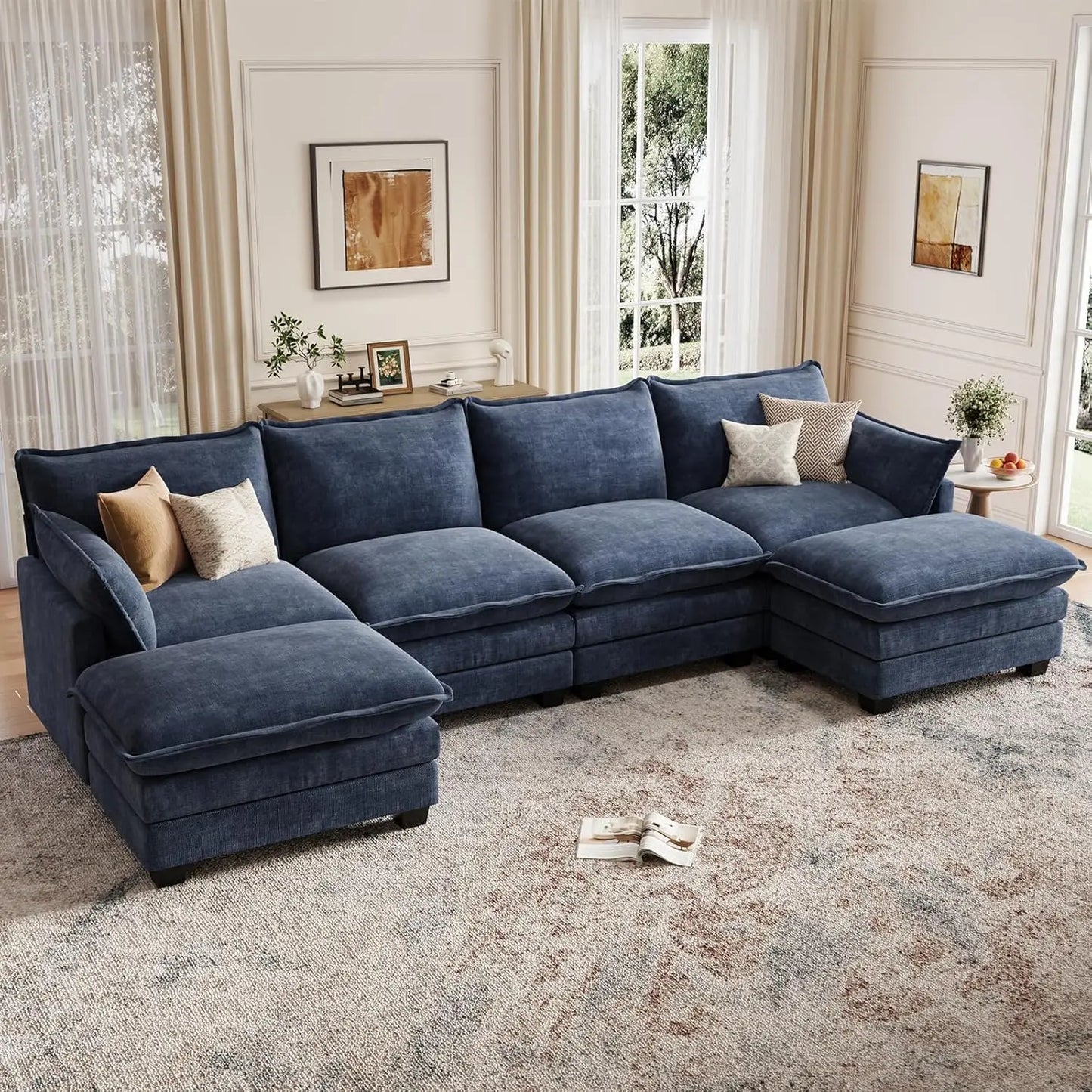 U Shaped Sectional Sofa
