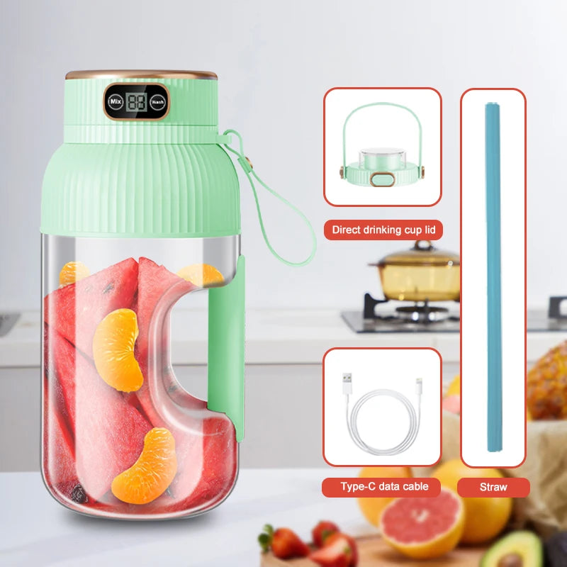 33oz Portable Juicer Blender - USB Charging Smoothie Blender Machine