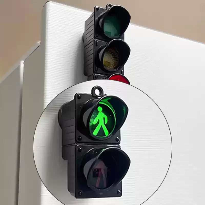 New Traffic Light Magnetic Refrigerator Stickers Traffic Toy Pedestrian Light Creative Magnetic Decoration Accessories  magnets