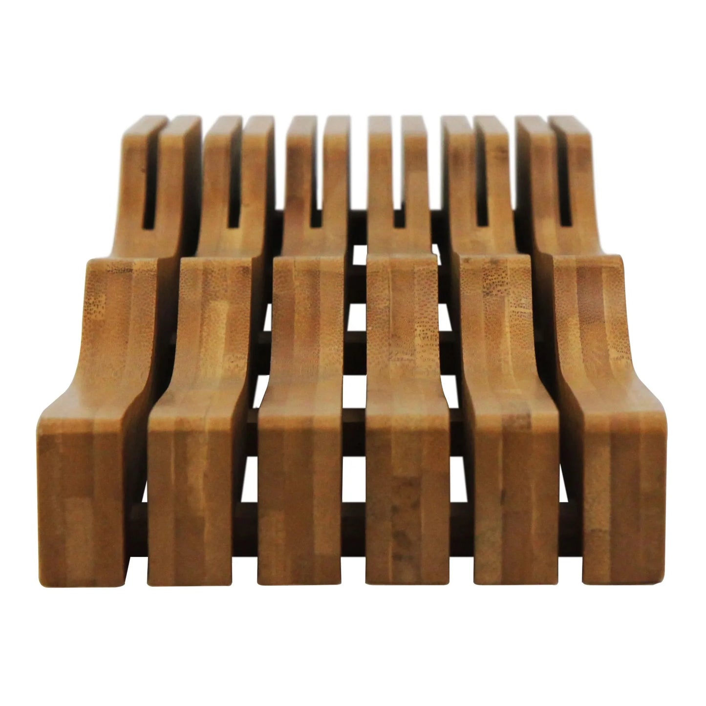 In-Drawer Bamboo Knife Organizer, Easy Maintenance, Lightweight