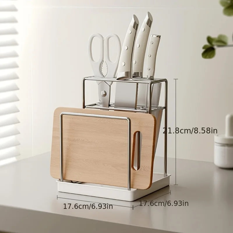 Stainless Steel Knife Holder for Storing Kitchen Tools