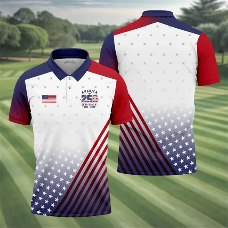 USA 250th Anniversary Men's Polo Shirt